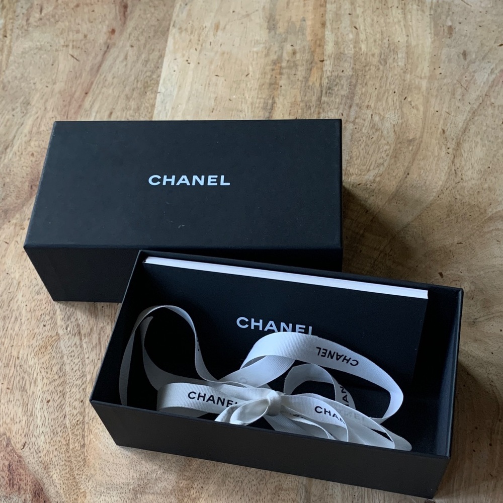 CHANEL Black Rectangular Sunglasses Box - image 6
